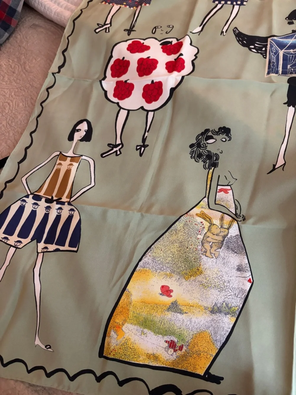 Vintage Moschino Silk Scarf